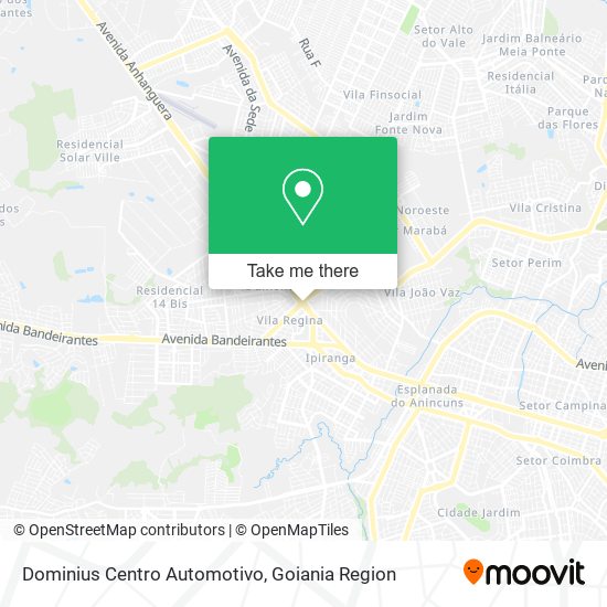Mapa Dominius Centro Automotivo