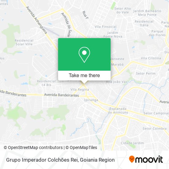 Grupo Imperador Colchões Rei map