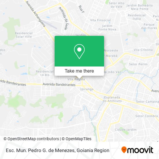 Esc. Mun. Pedro G. de Menezes map