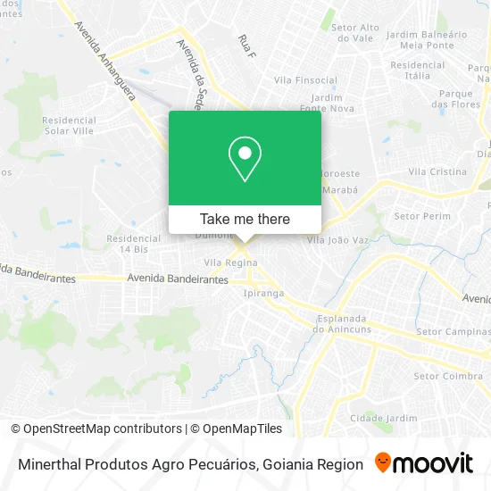 Minerthal Produtos Agro Pecuários map