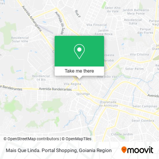 Mapa Mais Que Linda. Portal Shopping