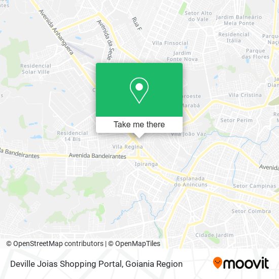 Deville Joias Shopping Portal map