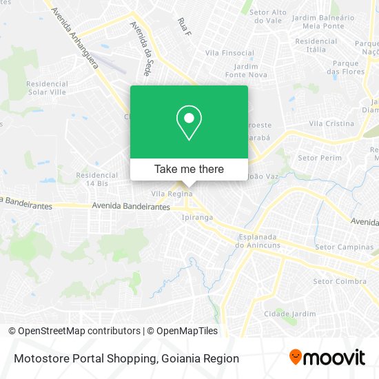 Mapa Motostore Portal Shopping