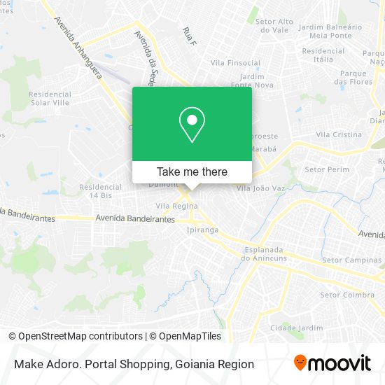 Mapa Make Adoro. Portal Shopping