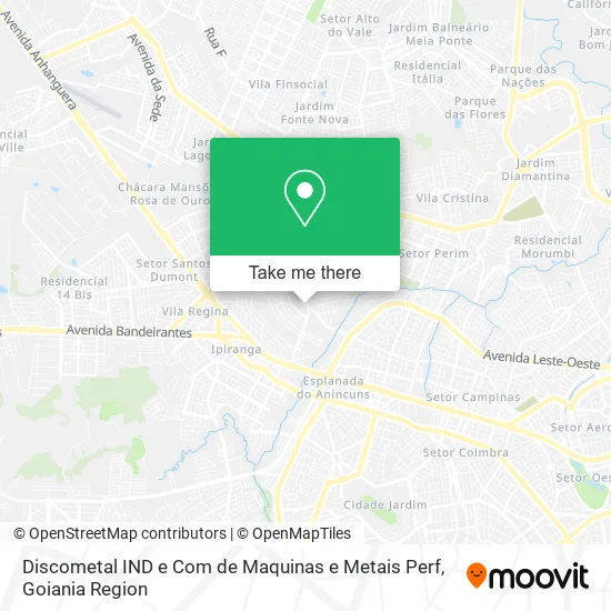 Discometal IND e Com de Maquinas e Metais Perf map