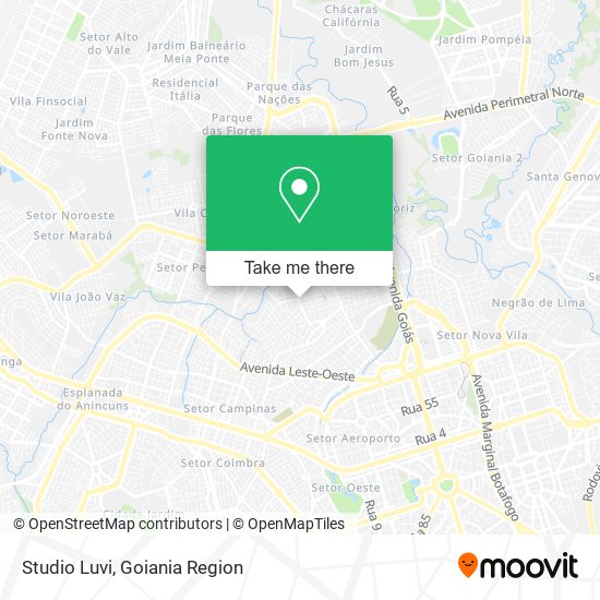 Mapa Studio Luvi