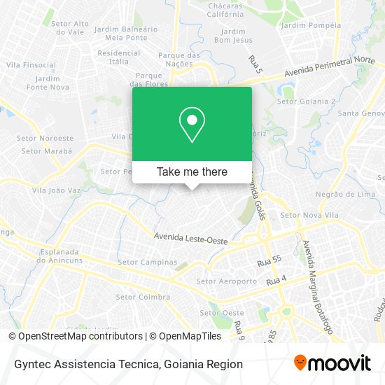 Gyntec Assistencia Tecnica map