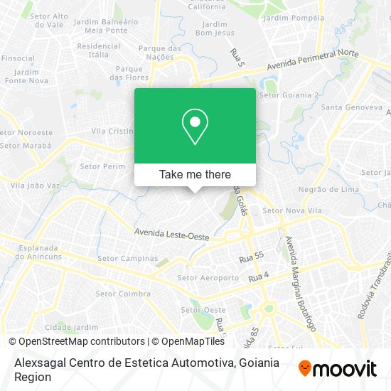 Alexsagal Centro de Estetica Automotiva map