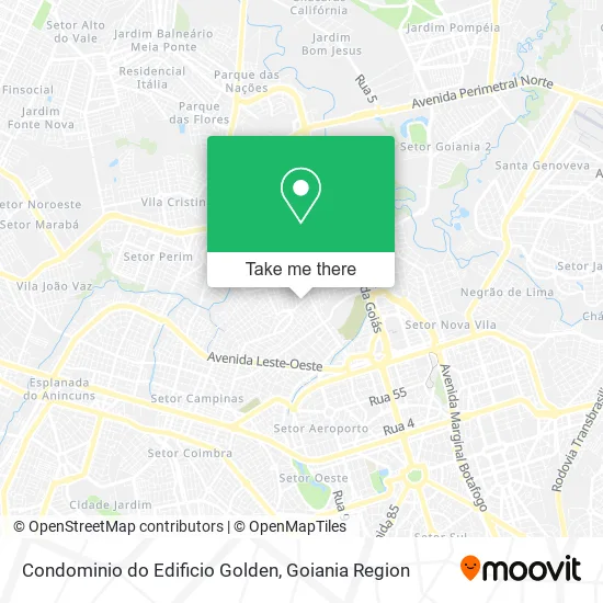 Condominio do Edificio Golden map