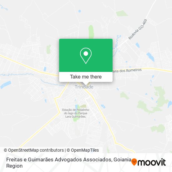 Mapa Freitas e Guimarães Advogados Associados