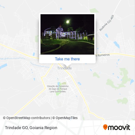 Trindade GO map