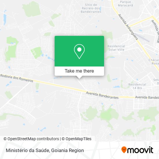 Ministério da Saúde map