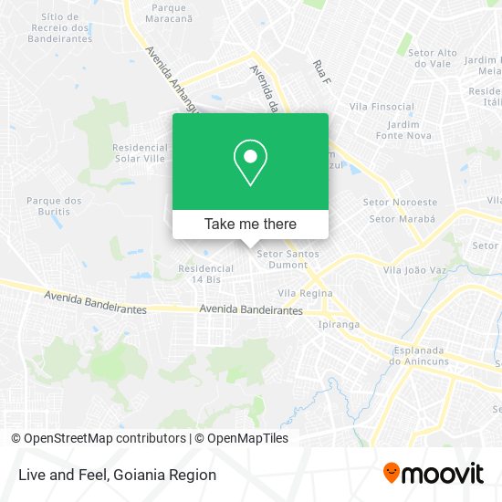 Live and Feel map