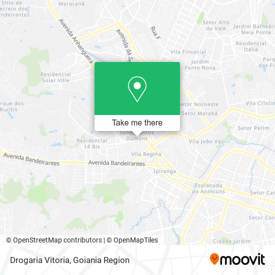 Mapa Drogaria Vitoria