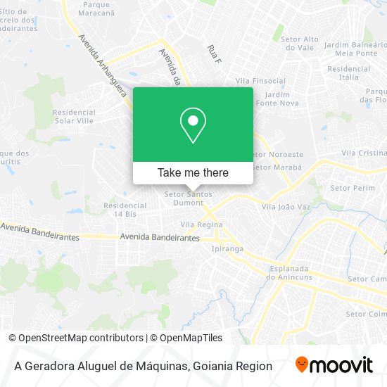 Mapa A Geradora Aluguel de Máquinas