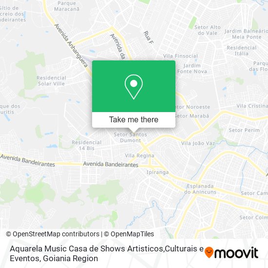 Mapa Aquarela Music Casa de Shows Artisticos,Culturais e Eventos