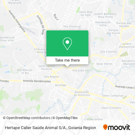 Hertape Calier Saúde Animal S / A. map