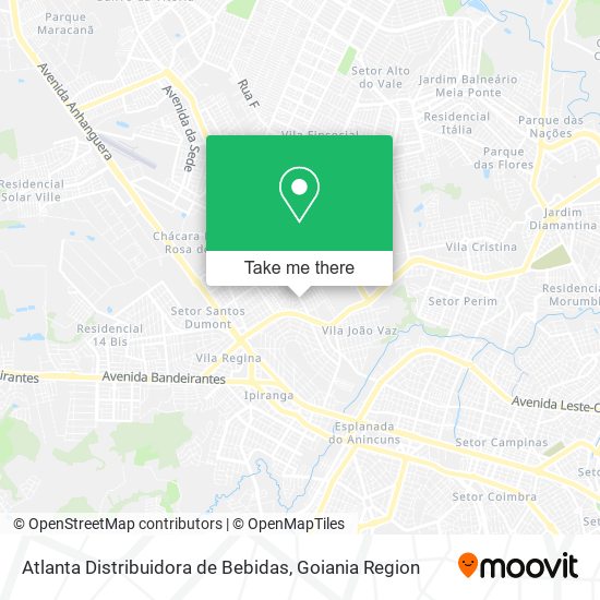 Mapa Atlanta Distribuidora de Bebidas