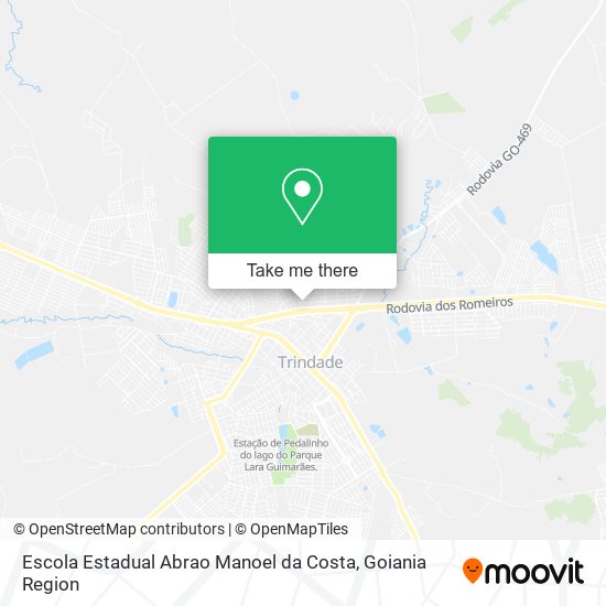 Mapa Escola Estadual Abrao Manoel da Costa