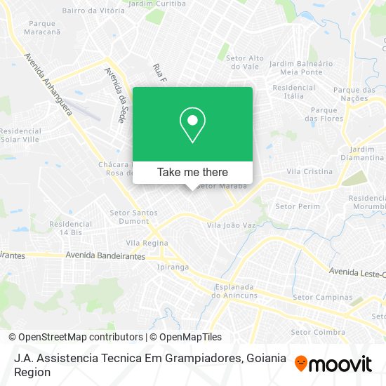 J.A. Assistencia Tecnica Em Grampiadores map