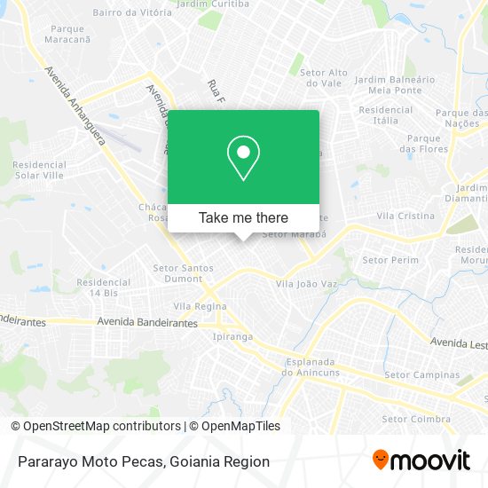 Pararayo Moto Pecas map