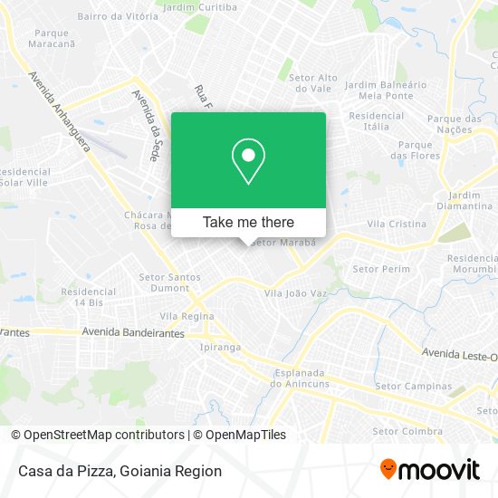 Casa da Pizza map