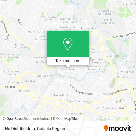 Nc Distribuidora map