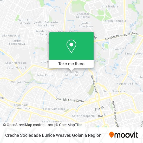 Creche Sociedade Eunice Weaver map