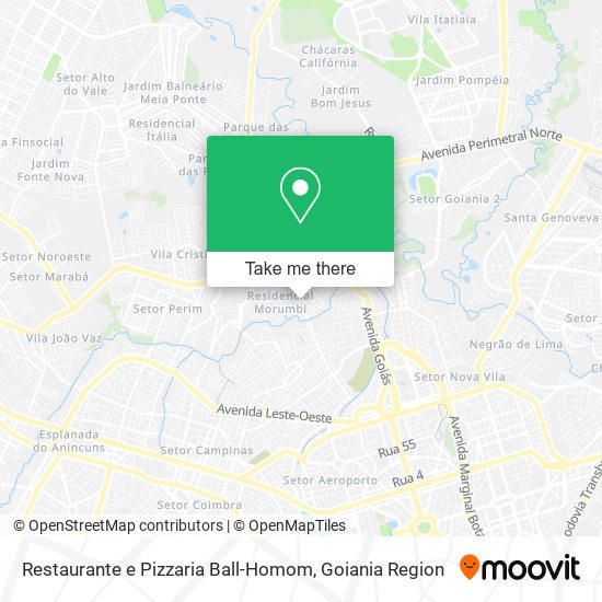 Restaurante e Pizzaria Ball-Homom map