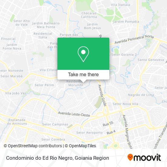 Mapa Condominio do Ed Rio Negro