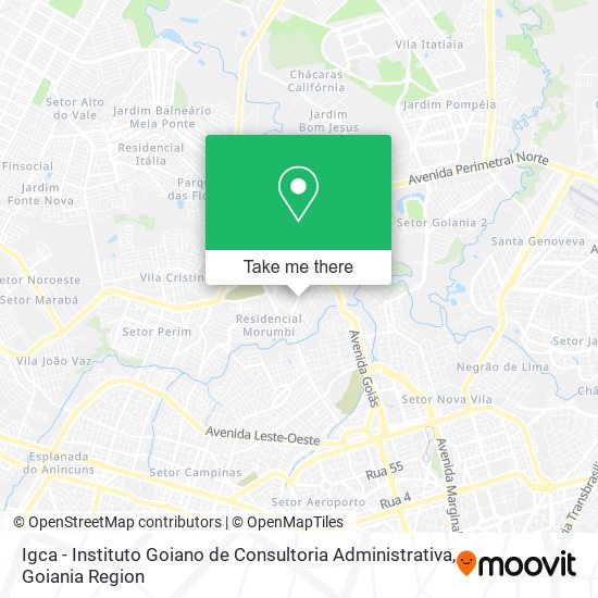 Mapa Igca - Instituto Goiano de Consultoria Administrativa