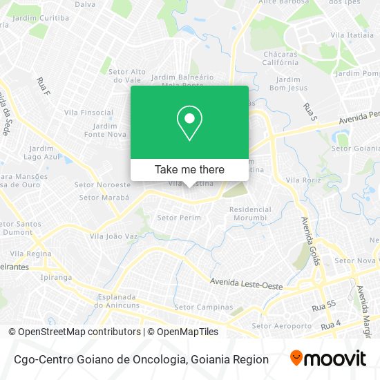 Mapa Cgo-Centro Goiano de Oncologia