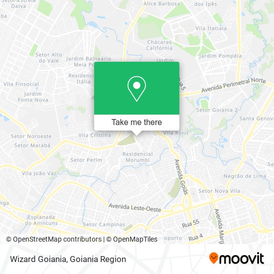 Mapa Wizard Goiania