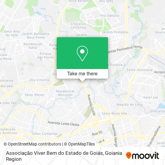 Associação Viver Bem do Estado de Goiás map