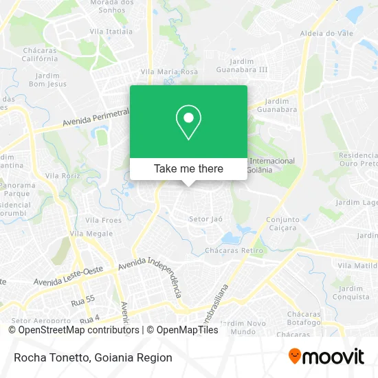 Rocha Tonetto map