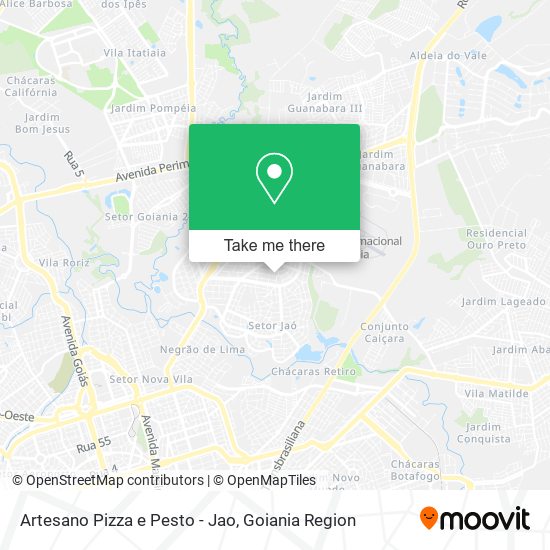Mapa Artesano Pizza e Pesto - Jao