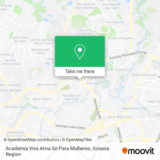 Academia Viva Ativa Só Para Mulheres map