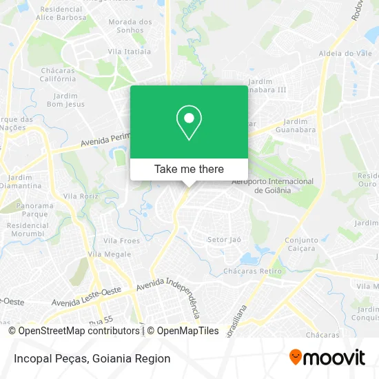 Incopal Peças map