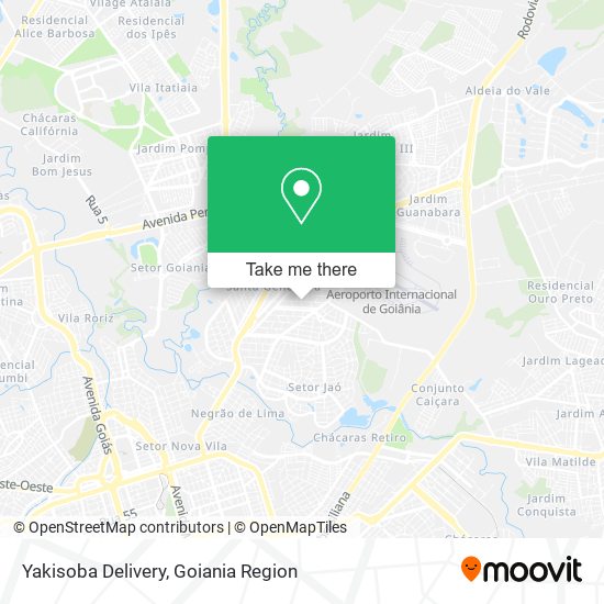 Yakisoba Delivery map