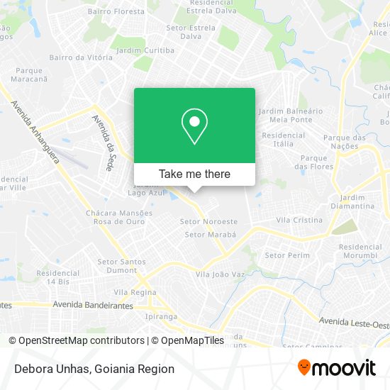 Debora Unhas map