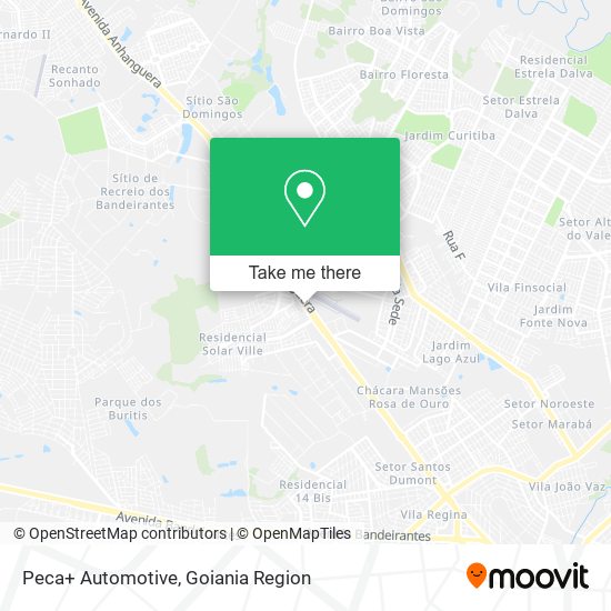 Peca+ Automotive map