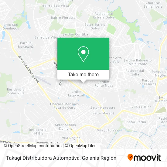 Takagi Distribuidora Automotiva map