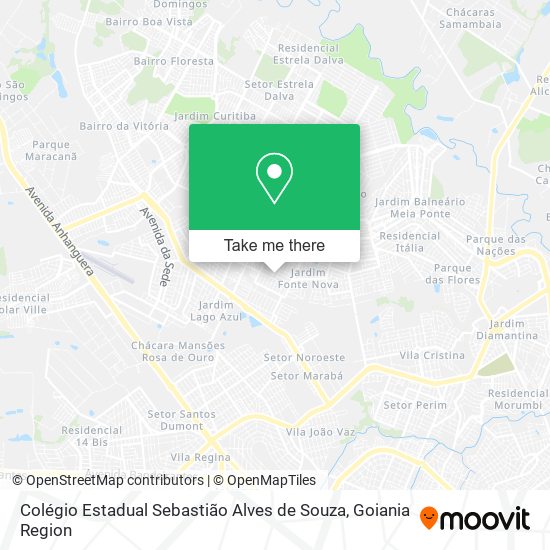 Colégio Estadual Sebastião Alves de Souza map