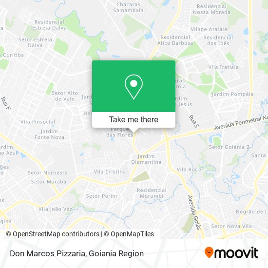 Don Marcos Pizzaria map