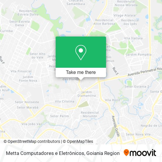 Metta Computadores e Eletrônicos map