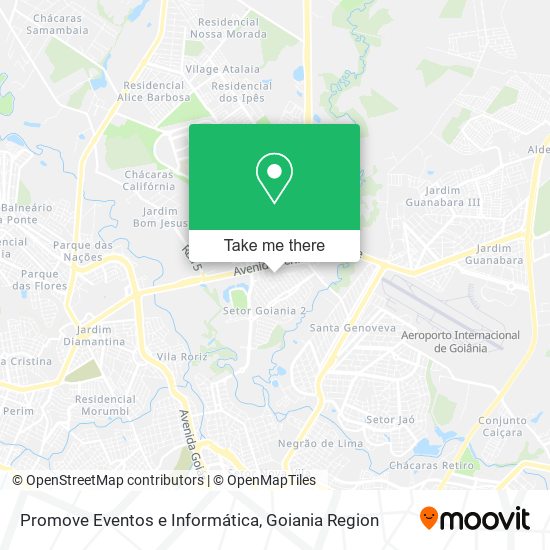 Mapa Promove Eventos e Informática