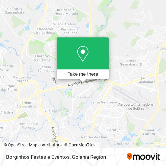 Borginhos Festas e Eventos map