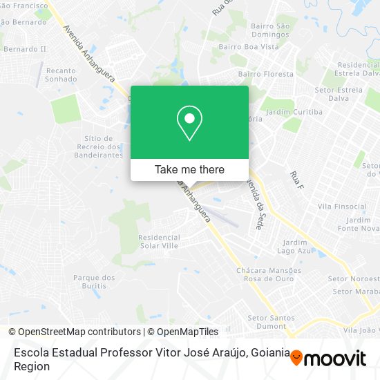 Escola Estadual Professor Vitor José Araújo map