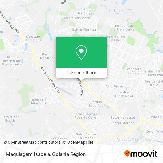 Maquiagem Isabela map