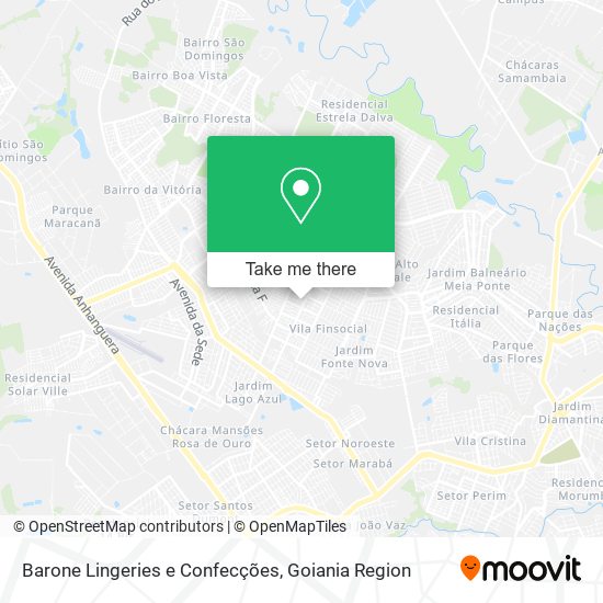 Barone Lingeries e Confecções map